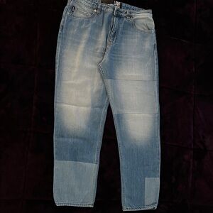 Love Moschino Faded Blue Ankle Jeans